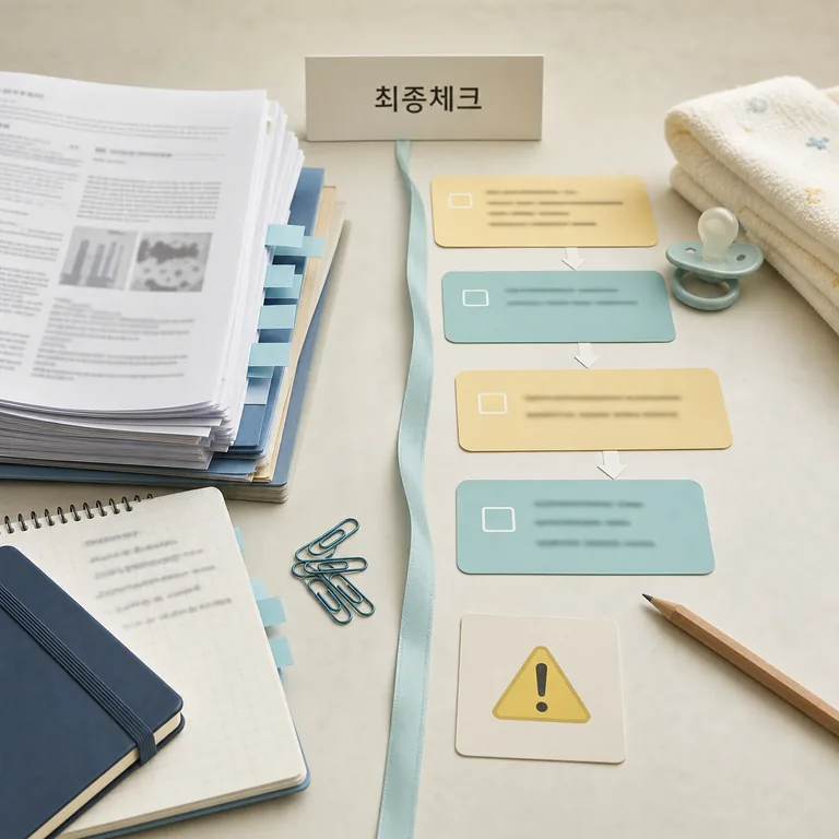 출산·육아 연구자 경력 단절 막는다 대상과 시점 확인 방법 가이드 - 확인 체크리스트 본문 이미지