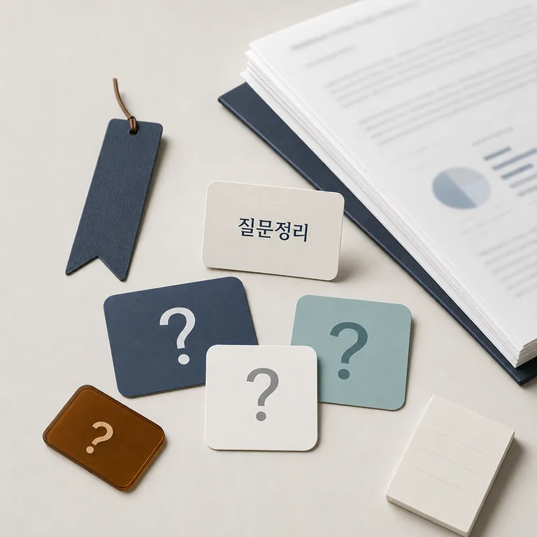 정부 약가제도 개편안 관련 질문을 정리하는 참고 자료 장면