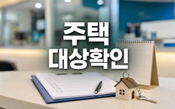 주택 우선 변경 내용과 확인 절차 정리 대상과 시점 먼저 보기