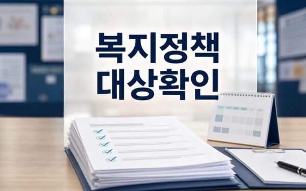 성공적 복지정책을 위해 2026 영향 대상과 확인 방법 가이드