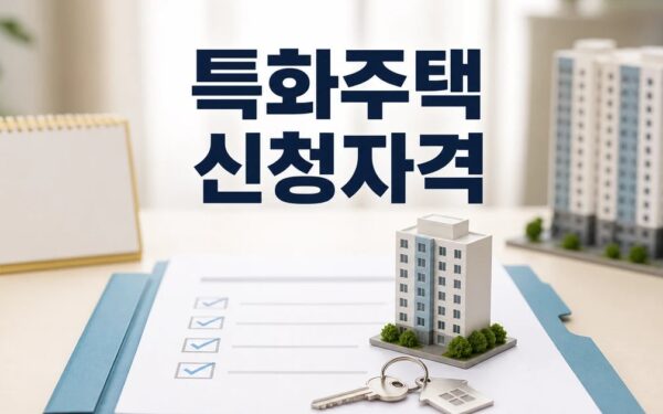 26년 상반기 특화주택 선정결과 2026 신청 대상과 확인 방법 총정리