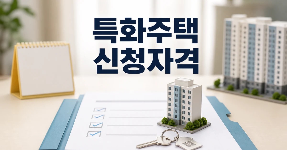 26년 상반기 특화주택 선정결과 2026 신청 대상과 확인 방법 총정리 대표 썸네일