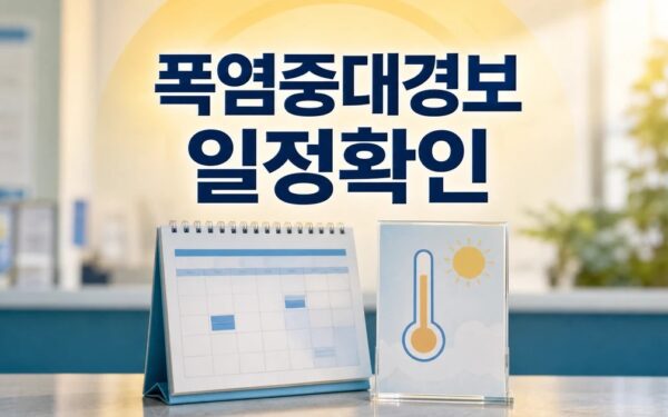 사상 첫 폭염중대경보 발효 2026 영향 범위와 후속 일정 가이드