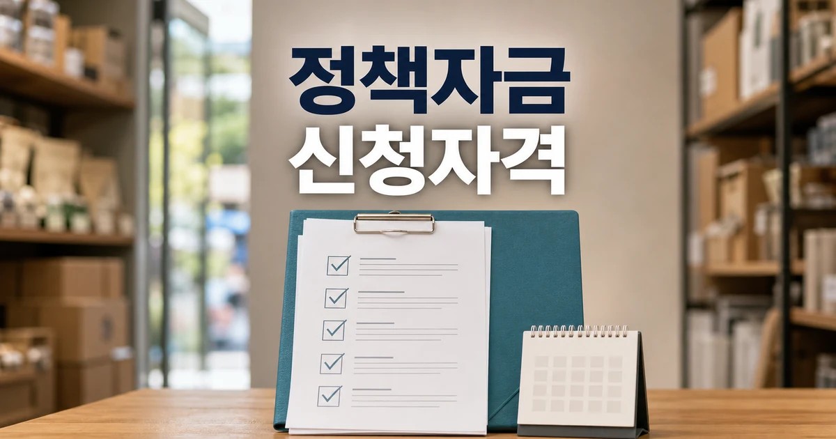 정책자금 2026 신청 대상과 확인 방법 총정리 최신 기준 대표 썸네일