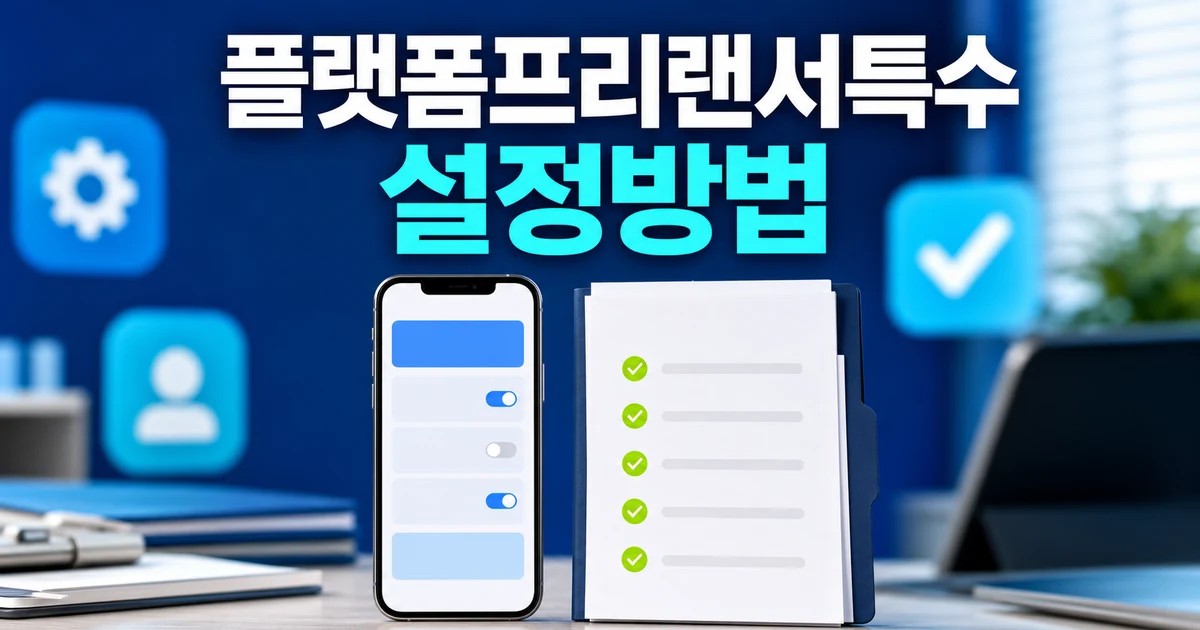 플랫폼·프리랜서·특수고용노동자 인천 원탁회의 설치 전 확인 방법 완벽 가이드 대표 썸네일