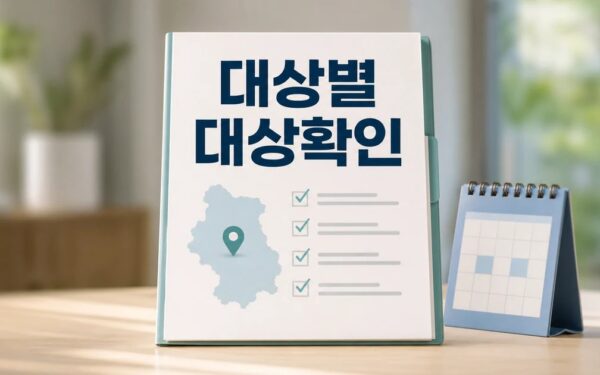 청도군 대상별 확인 기준 정리
