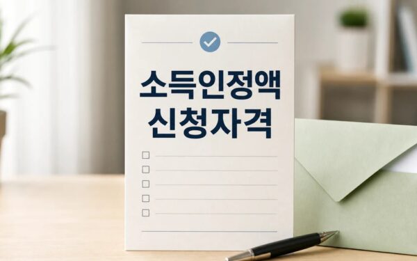 생계급여 2026 신청 자격과 소득인정액 확인 방법 총정리