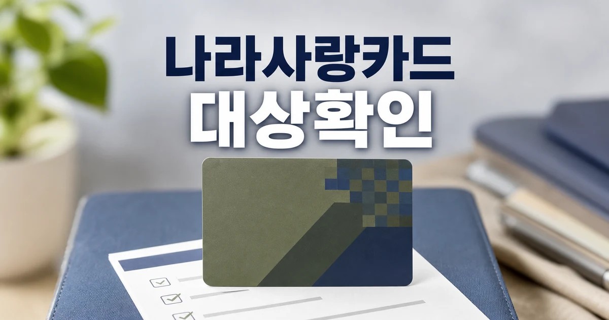 나라사랑카드 PUBG 에디션 대상과 시점 확인 방법 가이드 대표 썸네일