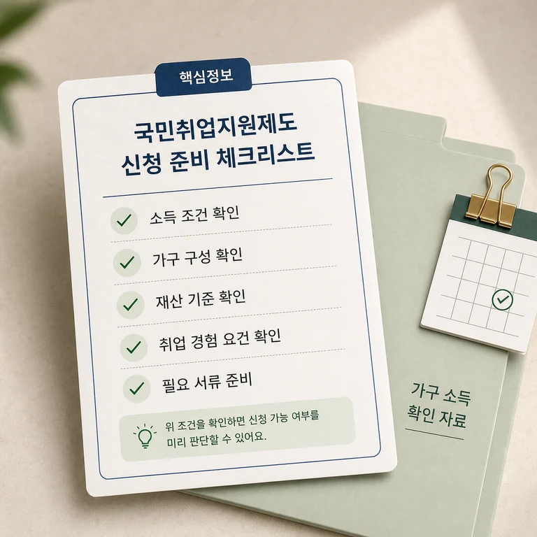 소득 조건 확인하고 국민취업지원제도 신청 확인 방법 총정리 본문 이미지 1 - 먼저 결론부터