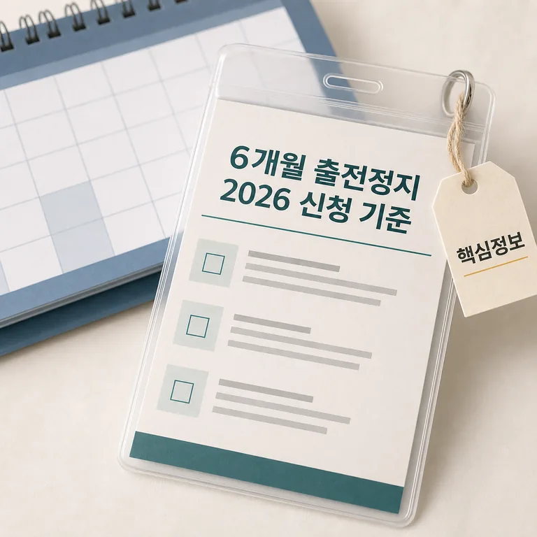 6개월 출전정지 2026 신청 대상과 확인 방법 총정리 최신 기준 - 먼저 결론부터 본문 이미지