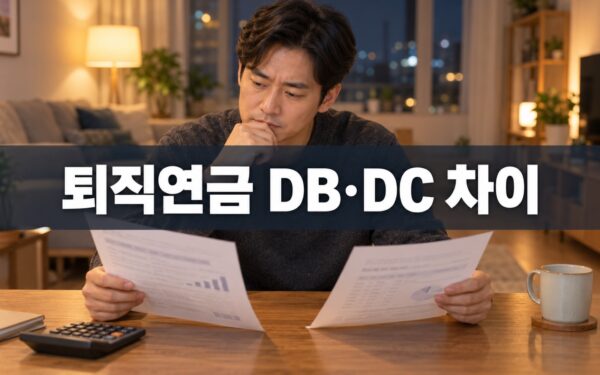 퇴직연금 DB형 DC형 차이 2026, 중도인출 조건과 담보대출 50% 한도