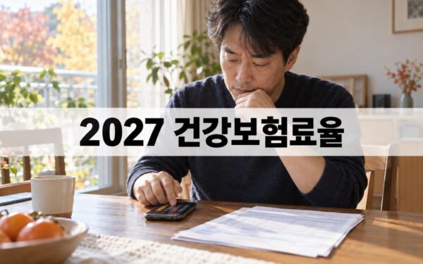 2027 건강보험료율 7.19% 동결, 직장·지역가입자 계산법