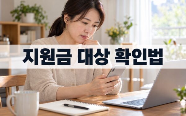 정부 지원금 조회 방법 2026: 정부24·복지로에서 대상 확인